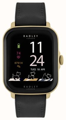 Radley Series 20 Smart Calling Watch (37mm) Black Leather Strap RYS20-2162