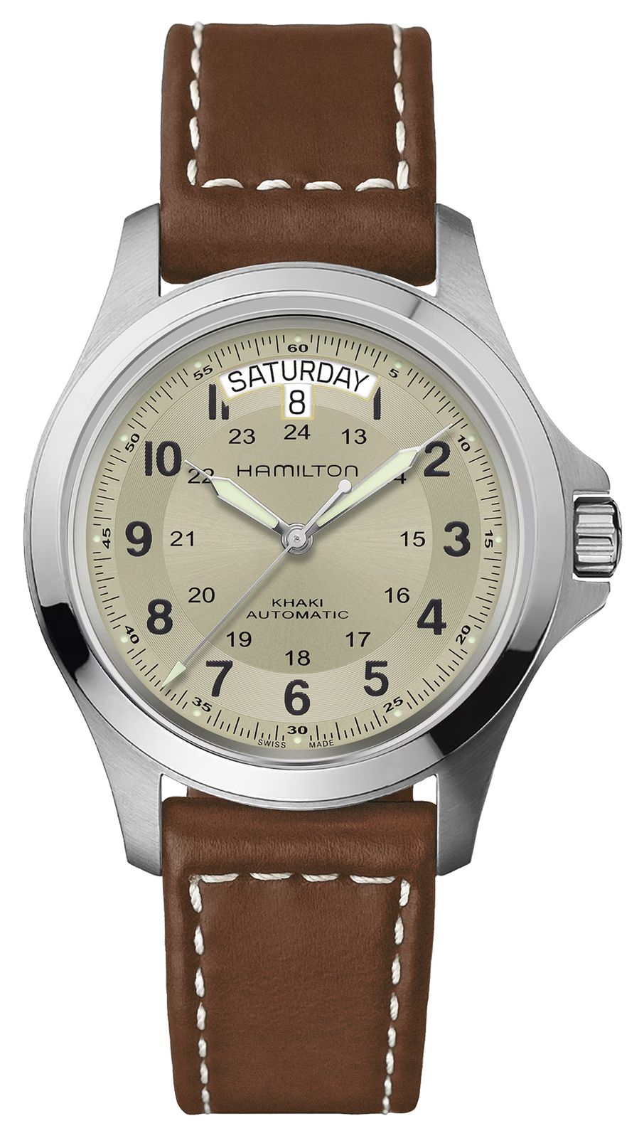 Hamilton H64455523 Khaki Field King Automatic (40mm) Beige Watch
