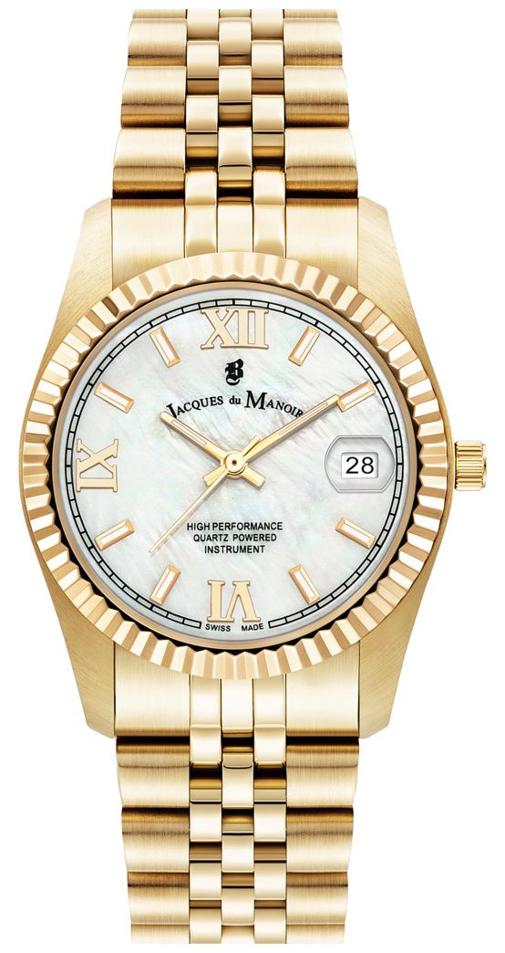 Jacques Du Manoir JWL01302 Ladies Inspiration Roman 34mm Watch