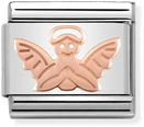 Nomination Classic Angel 9ct Rose Gold Steel Charm 430104/14