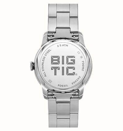 Fossil Townsman Big Tic 42 mm Stainless Steel Watch FS6192 - alternate view 6