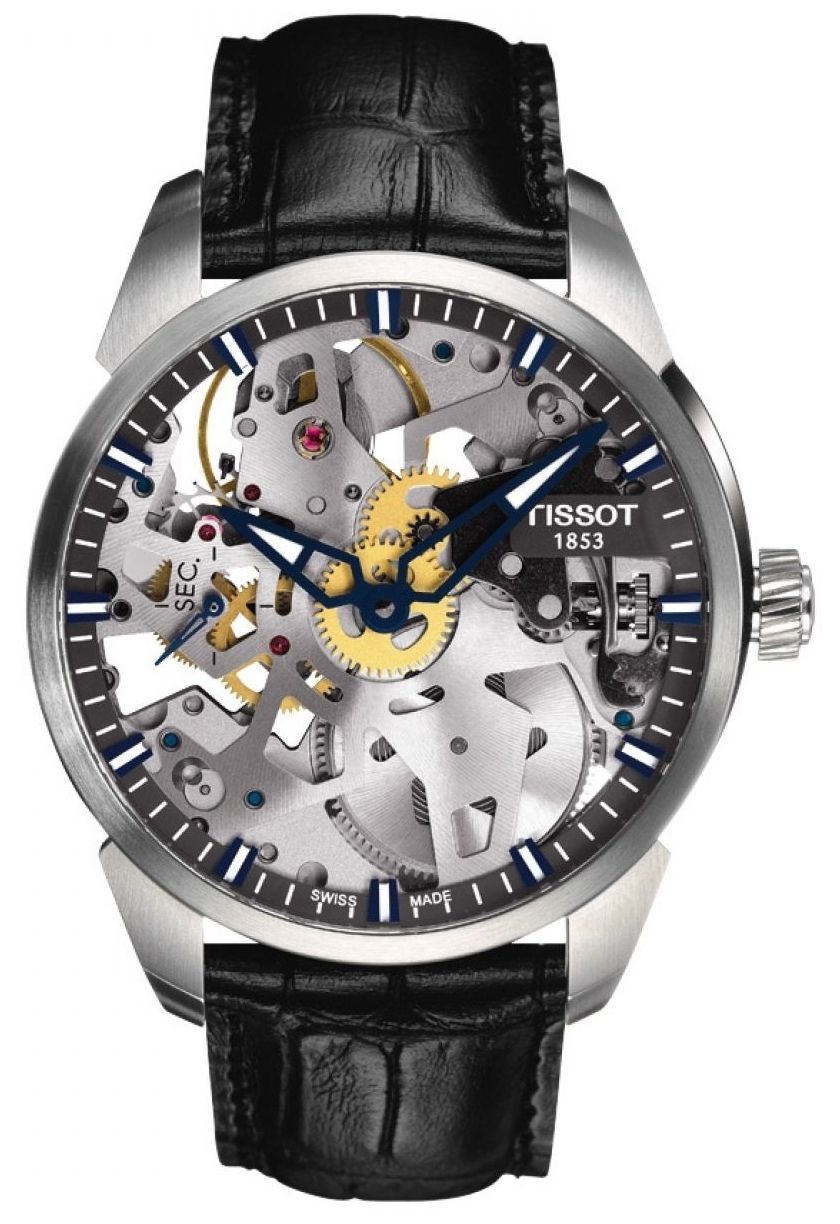 Tissot T0704051641100 Men's Chemin Des Tourelles Squelette Watch