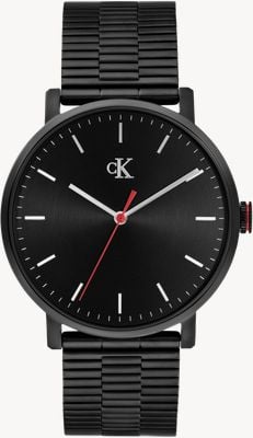 Calvin Klein CK Real Quartz (40mm) Black Dial / Black PVD Stainless Steel Bracelet 25200600