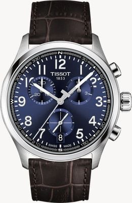 Tissot Chrono L Quartz (42mm) Blue Dial / Brown Leather Strap T1164171604200