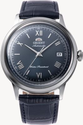 Orient Bambino Automatic (40.5mm) Blue Dial / Blue Leather Strap RA-AC0024L30B