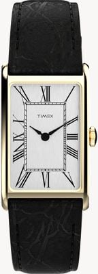 Timex 1976 Lexington Reissue (21mm) White Dial / Black Leather Strap TW2Y56200