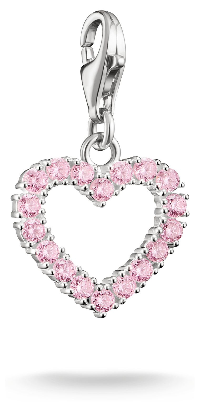 Thomas Sabo 2241-051-9 Sterling Silver Charm Pendant Pink Jewellery