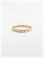 James Moore & Co 0.20ct Round Brilliant Natural Diamond 18ct Yellow Gold Half Eternity Ring J7928 - alternate view 2