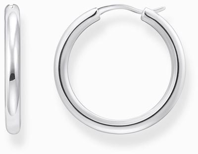 Thomas Sabo Classic Sterling Silver Hoop Earrings 26.8mm CR745-001-21