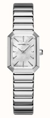 Herbelin Octogône Quartz (20.4mm) Mother-of-Pearl Dial / Stainless Steel Bracelet 17556B19