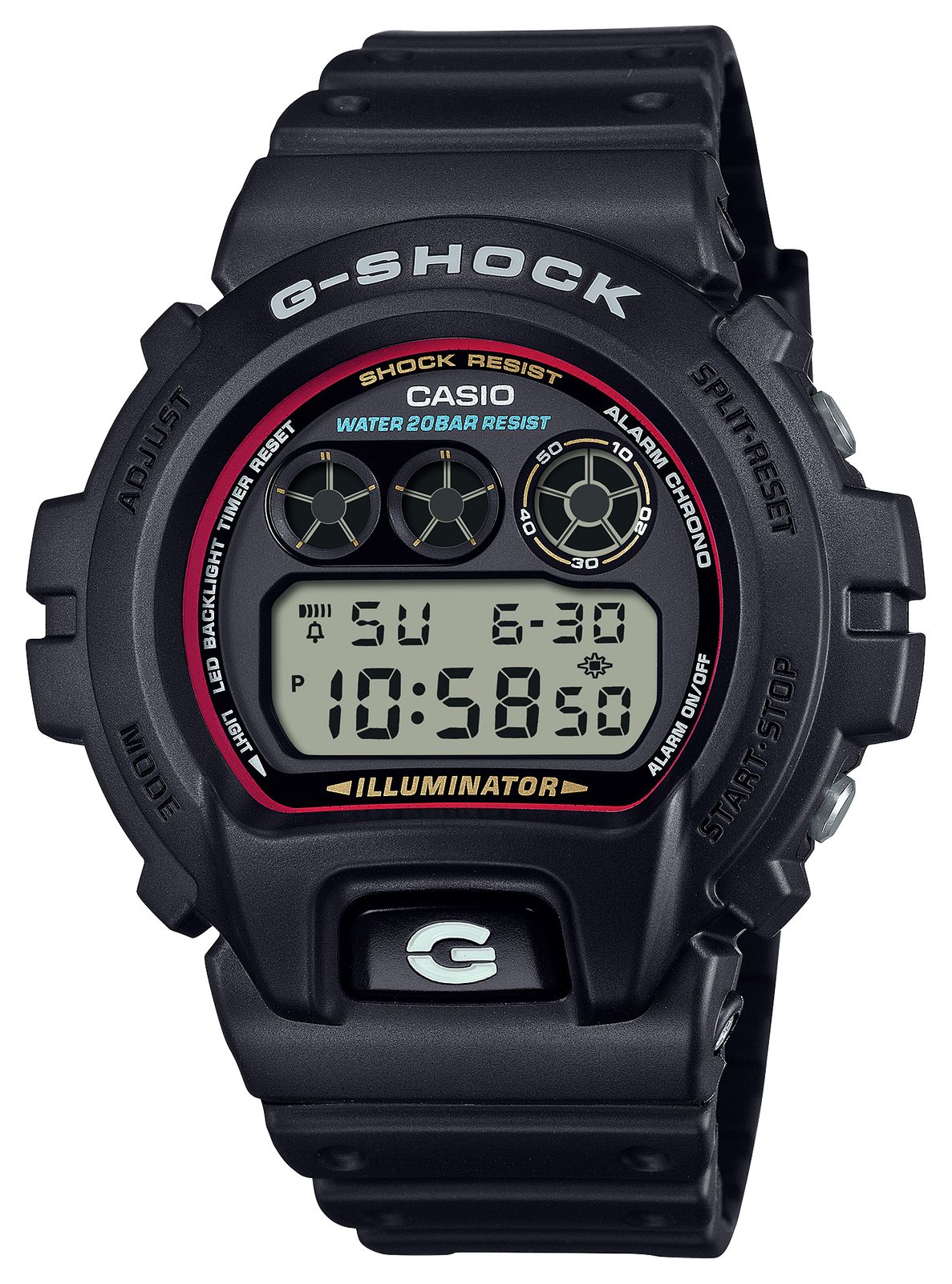 Casio DW-6900RL-1ER G-Shock 6900 Series Illuminator (50mm) Watch