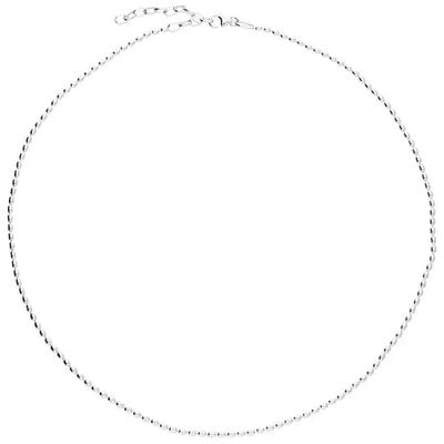 Sterling Silver Seed Beaded Anklet H5908-25