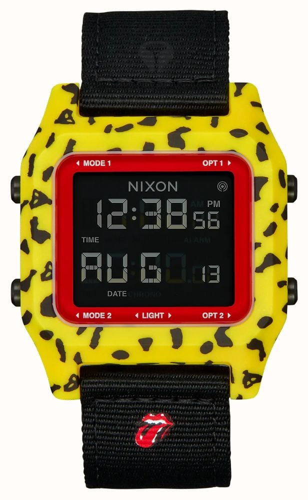 Nixon Rolling Stones Staple Yellow Case Watch A1358 887 00