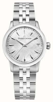 Maurice Lacroix 1975 Quartz (33mm) Mother-of-Pearl Dial / Stainless Steel Bracelet 751006-SS002-160-1