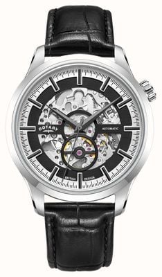 Rotary Skeleton Automatic (42mm) Black Dial / Black Skeleton Dial GS02945/87