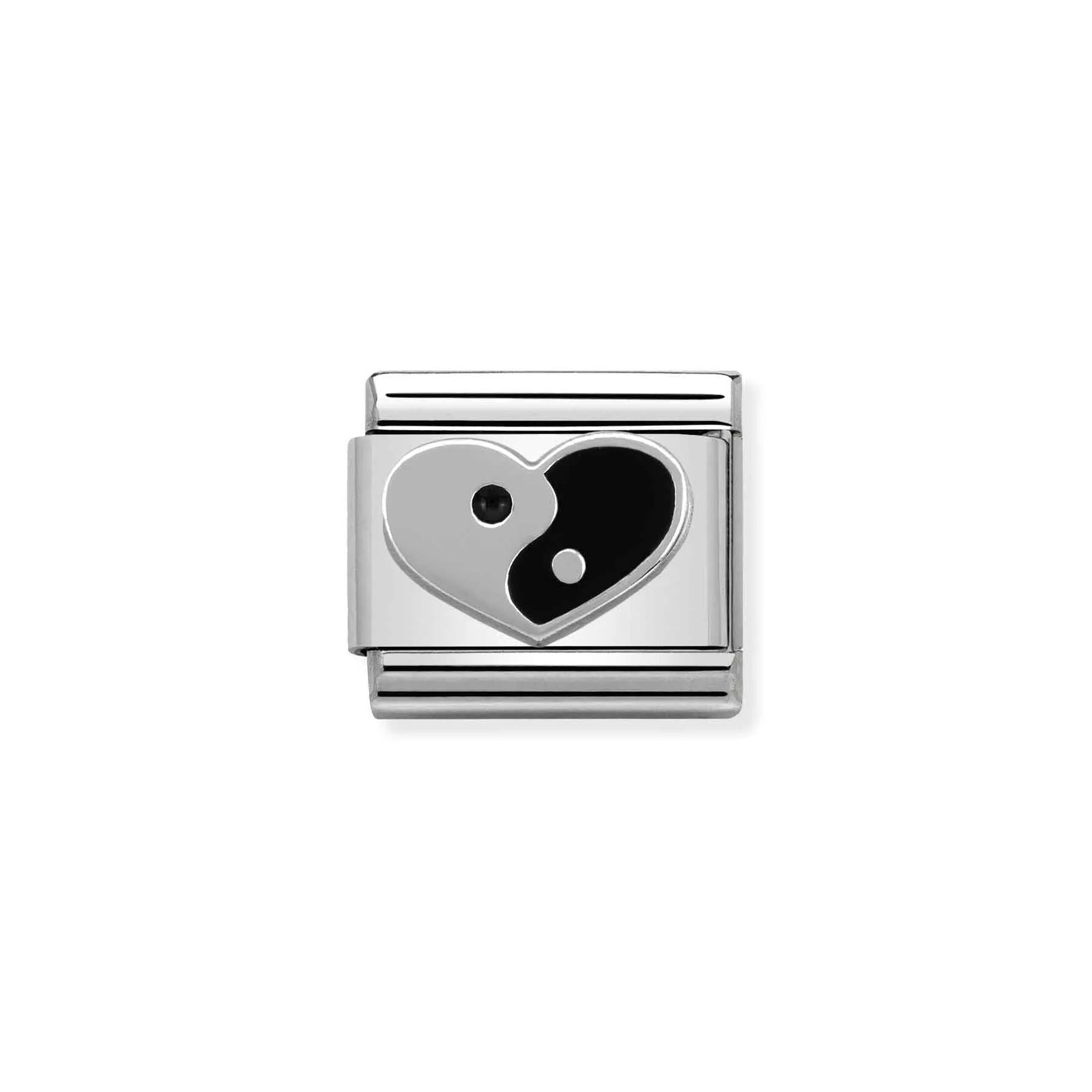 Nomination 330202/20 Classic Yin Yang Heart Sterling Silver Jewellery