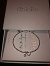 Customer picture of ChloBo Women's | Mini Cube Dainty Moon And Sun | Bracelet SBCFB582