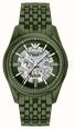 Emporio Armani Ceramic Automatic (43mm) Skeleton Dial / Green Ceramic Bracelet AR60100