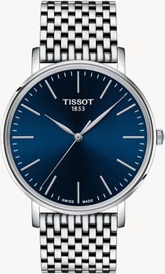 Tissot Everytime Quartz Gent | Blue Dial | Stainless Steel T1434101104100