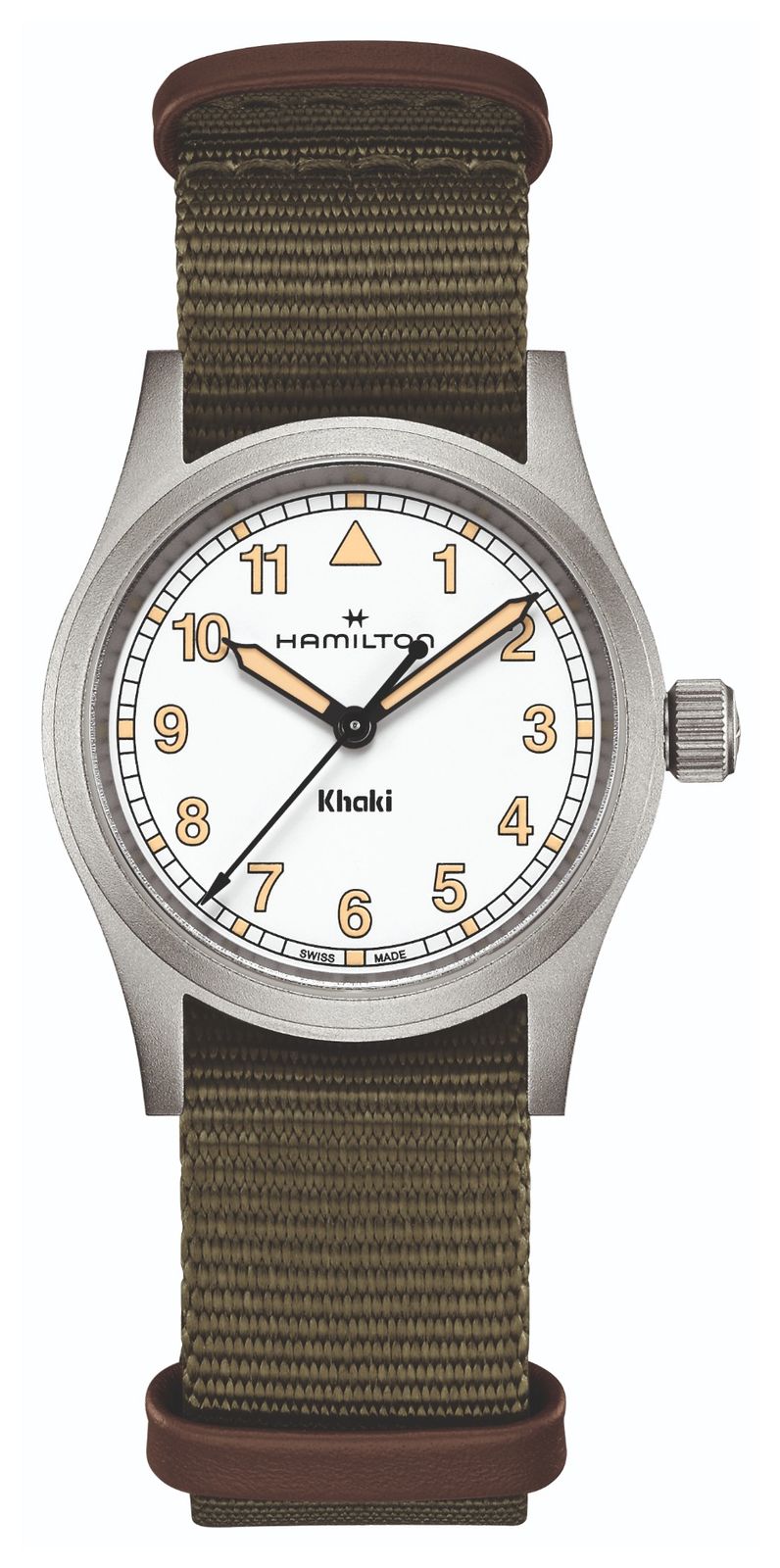 Hamilton H69301910 Khaki Field Quartz (33mm) White Dial / Watch