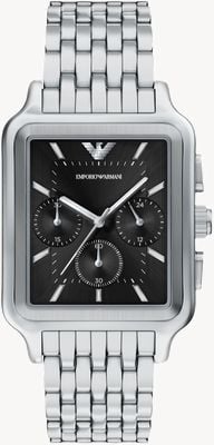 Emporio Armani Diego Chronograph (50mm) Black Dial / Stainless Steel Bracelet AR11751
