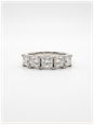 Princess Natural Diamond 18ct White Gold Five Stone Ring JM1987