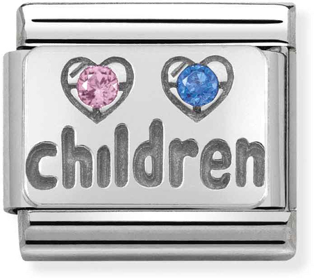 Nomination Classic Children Sterling Silver & Steel Charm 330304/15