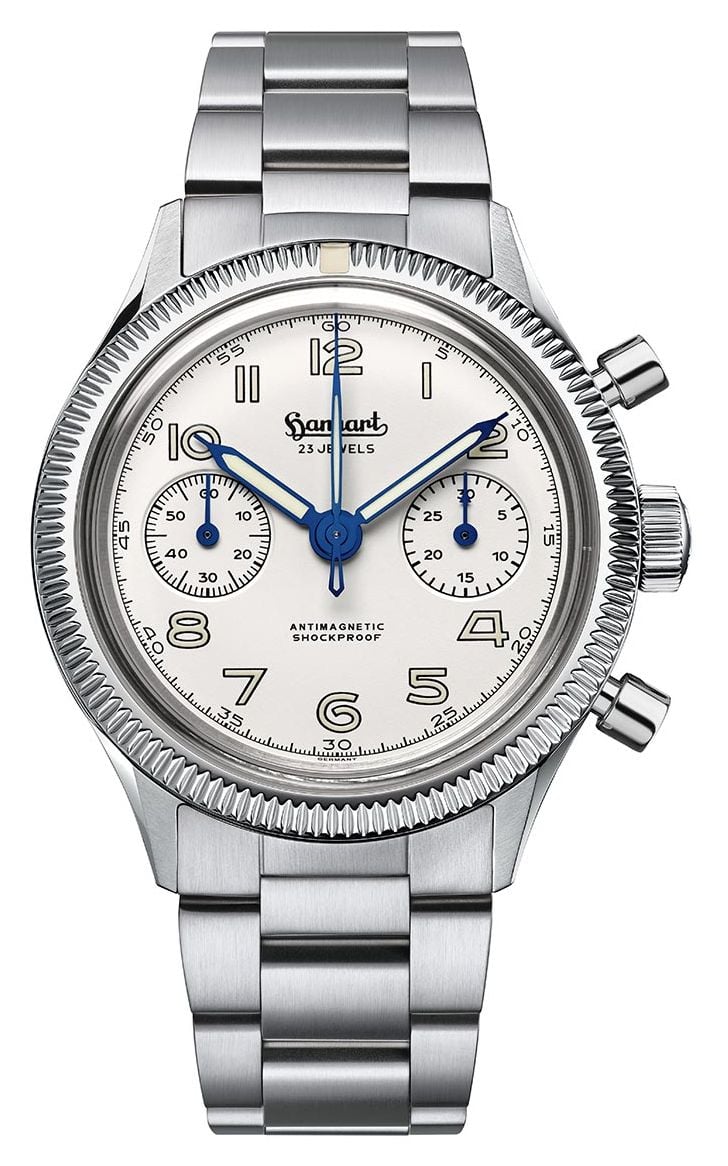 Hanhart H701.202-6428 417 ES Moby Dick (39mm) White Dial / Watch