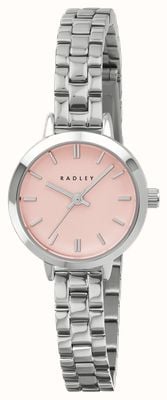 Radley Three-Hand Quartz (24mm) Pink Dial / Stainless Steel Bracelet RY4685