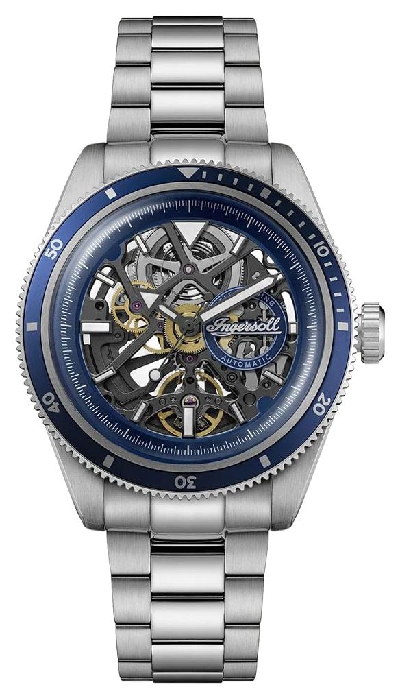 Ingersoll I18002 THE BUCK Automatic (43mm) Blue Skeleton Watch