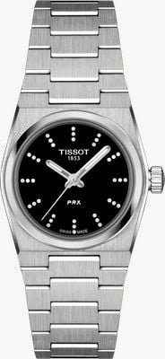 Tissot PRX Quartz (25mm) Black Dial / Stainless Steel Bracelet T1370101105600