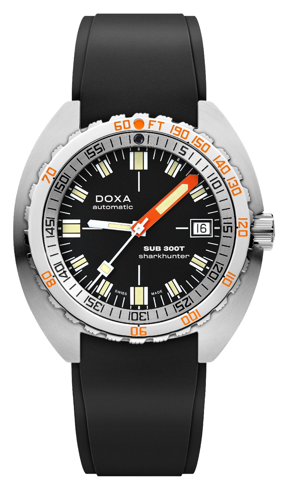 DOXA 840.10.101.20 SUB 300T Sharkhunter (42.5mm) Black Watch