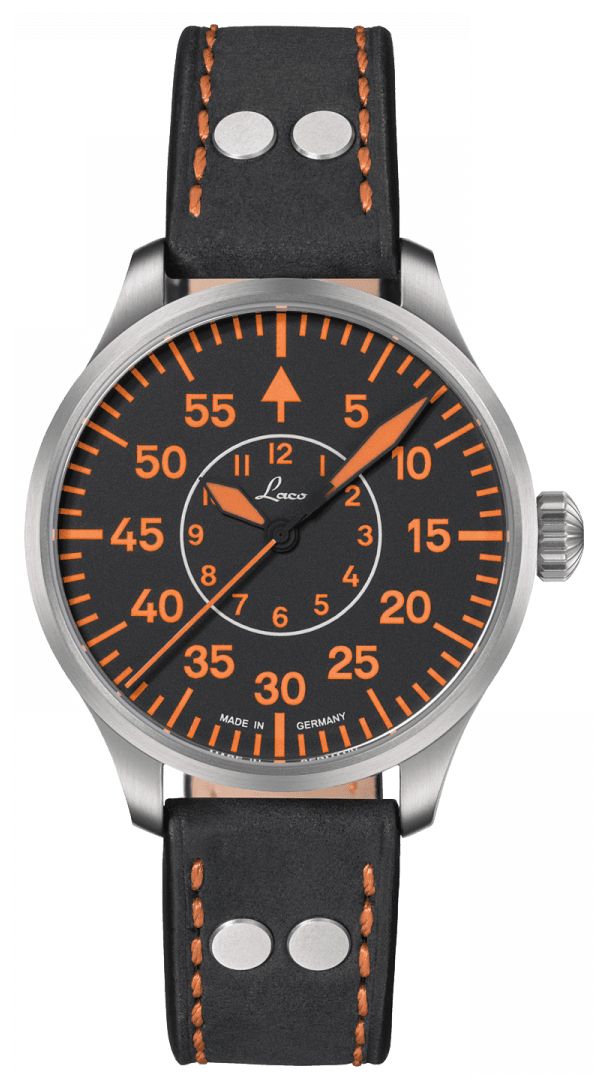 Laco 862130 Palermo Automatic (39mm) Black Dial / Black Calf Watch
