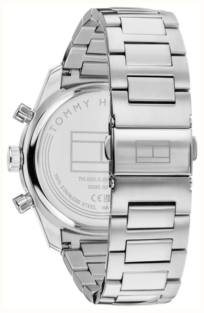 Tommy Hilfiger Hampton Blue Dial Stainless Steel Bracelet Watch 1792278 - alternate view 3