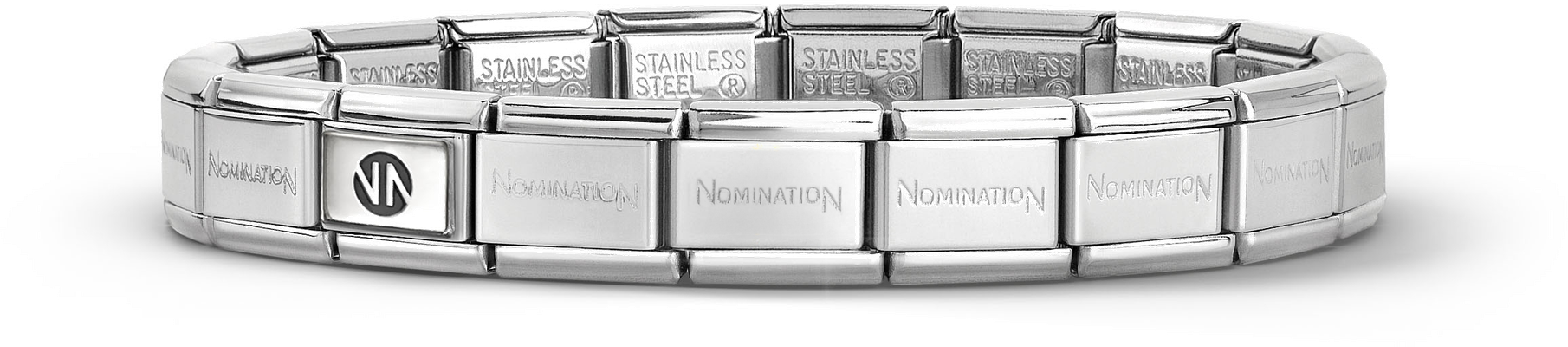Nomination COMPOSABLE Classic Starter Bracelet in Stainless Steel - (14 links) 030000/SI-14