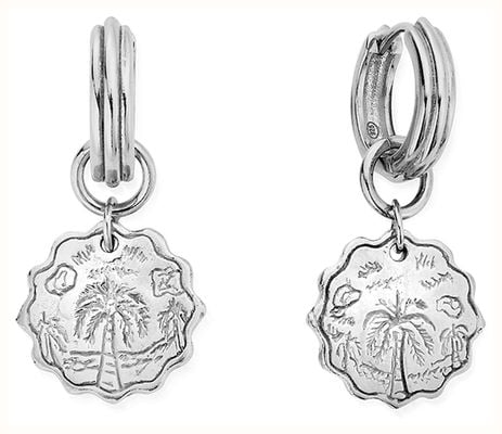 ChloBo TREASURES OF BALI Dreamer's Paradise Hoop Earrings - 925 Sterling Silver SEH3534