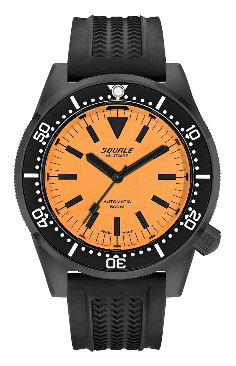 Squale 1521DLCFOR.VO 1521 Automatic DLC (42mm) Full Luminous Watch