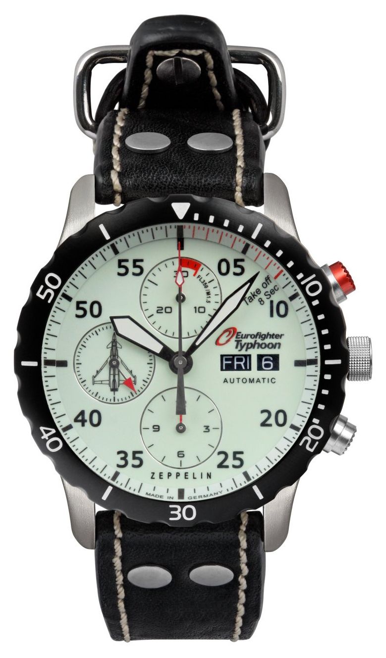 Zeppelin 7218-5 Eurofighter Automatic Chronograph (43mm) Watch
