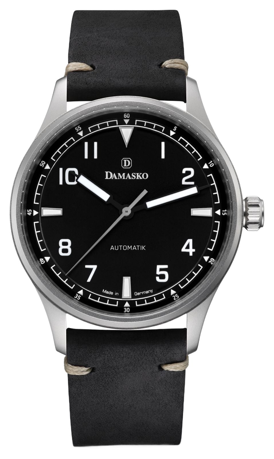 Damasko DF10-AUTO BLACK DF10 Three-Hand Automatic (39mm) Watch