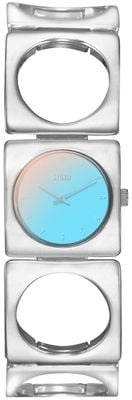STORM GROOVY V2 LAZER AQUA Stainless Steel Cut-Out Bracelet 47554/AQ