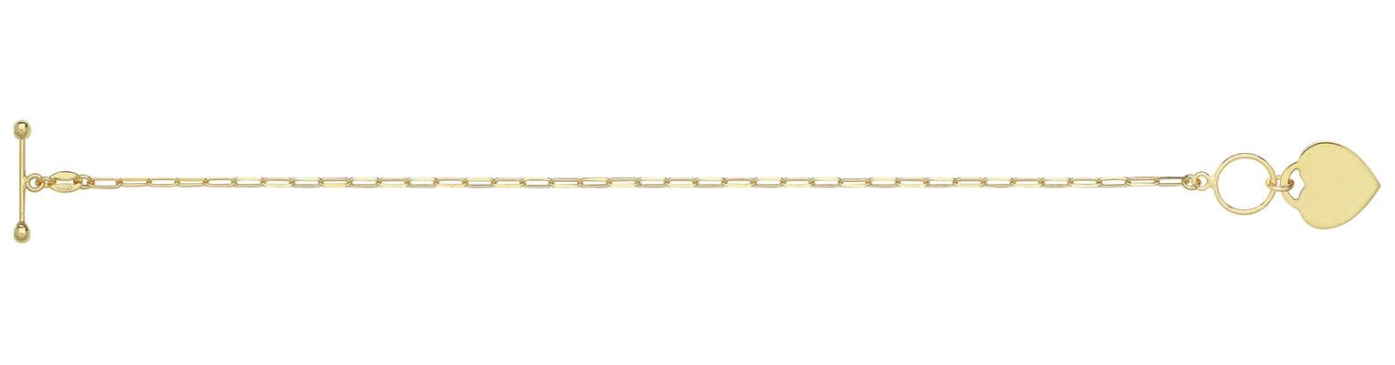 Treasure House G3398BGP Silver Gold Plated Paperclip Clip T Jewellery