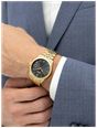 BOSS Men's 39mm Gold Plated Stainless Steel Black Dial Langford Watch 1514359 - alternate view 4