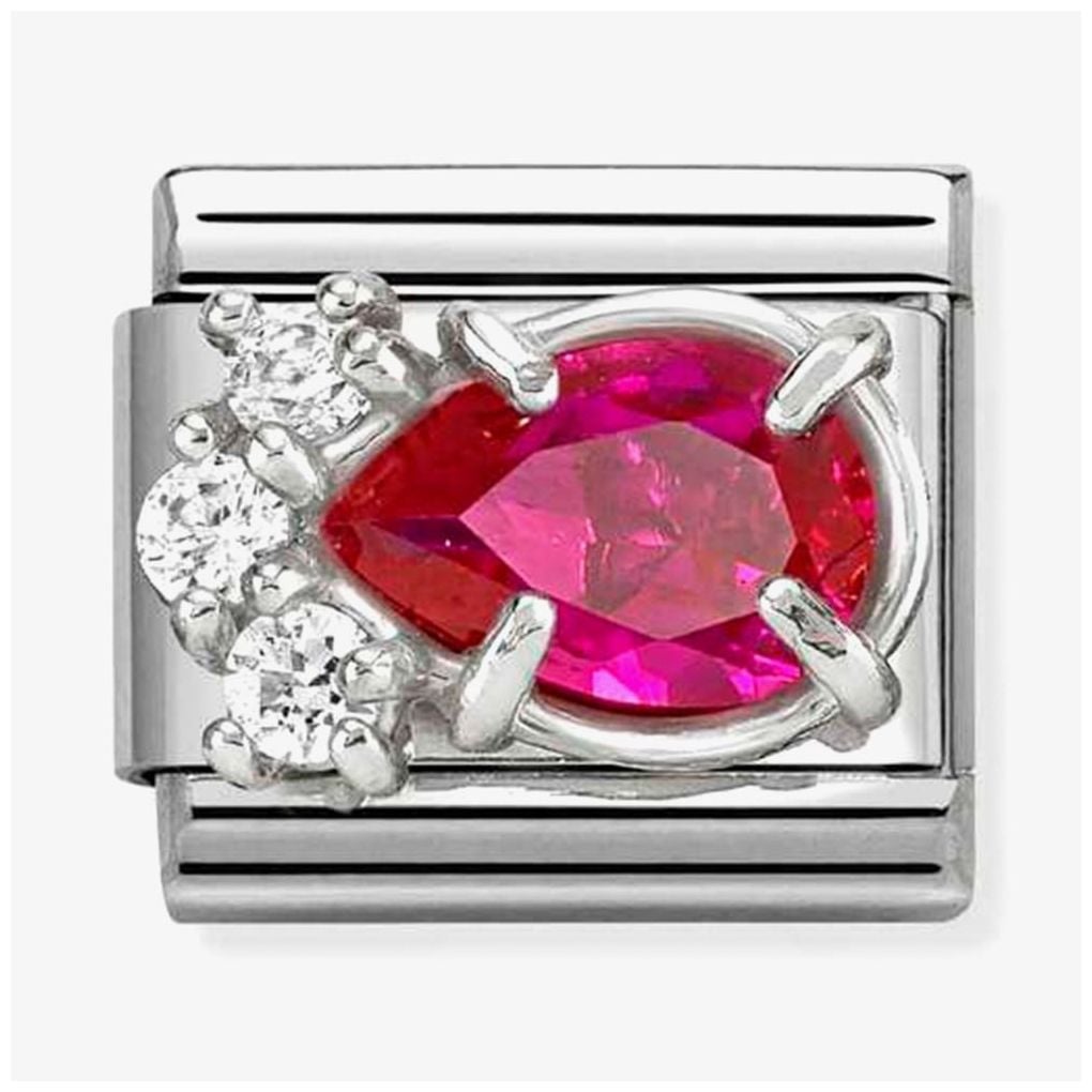 Nomination 330329/02 Classic Red Teardrop Cubic Zirconia Jewellery