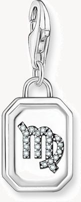 Thomas Sabo Silver Charm Pendant Zodiac Sign Virgo With Zirconia 2149-643-21