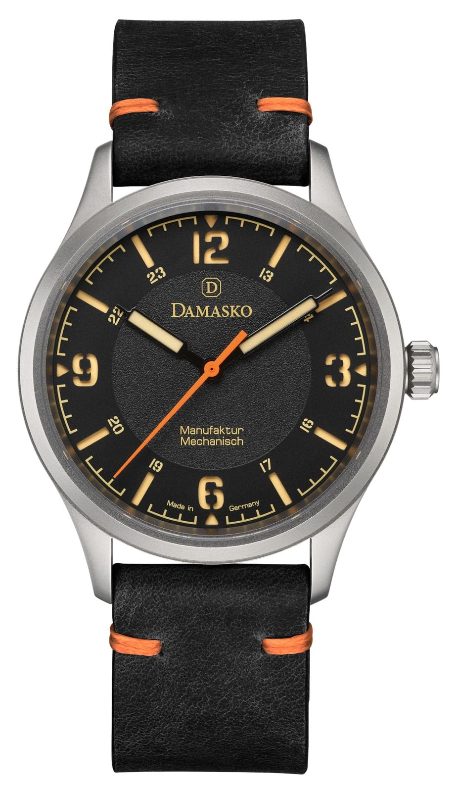 Damasko DF20-OLD-RADIUM-BLACK-VINTAGE-LEATHER DF20 Old Watch