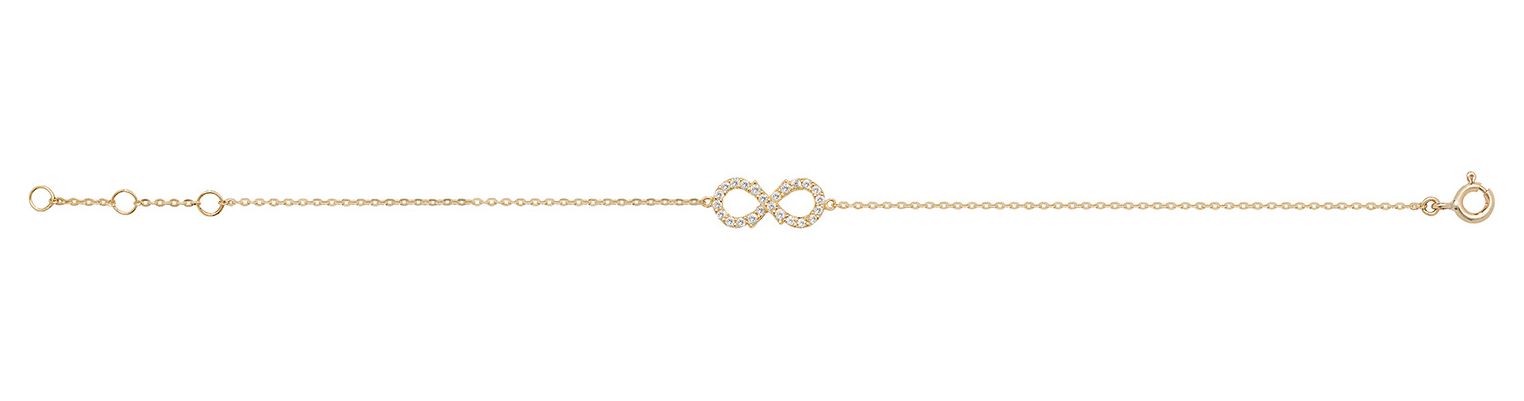 Treasure House BR603 Women's 9ct Yellow Gold 7.25 Inches Jewellery