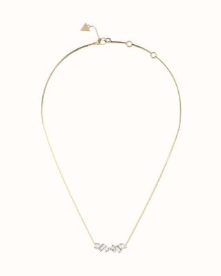 Guess Guess Womens Chandelier 16-18" Multi Stones Necklace UBN05358YG
