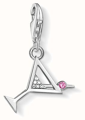 Thomas Sabo | Charm Pendant Cocktail Glass | 925 Sterling Silver | 1802-013-27