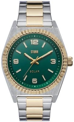 STORM SUNSTONE Solar (41mm) Green Dial / Two-Tone Stainless Steel Bracelet 47566/GD/GN
