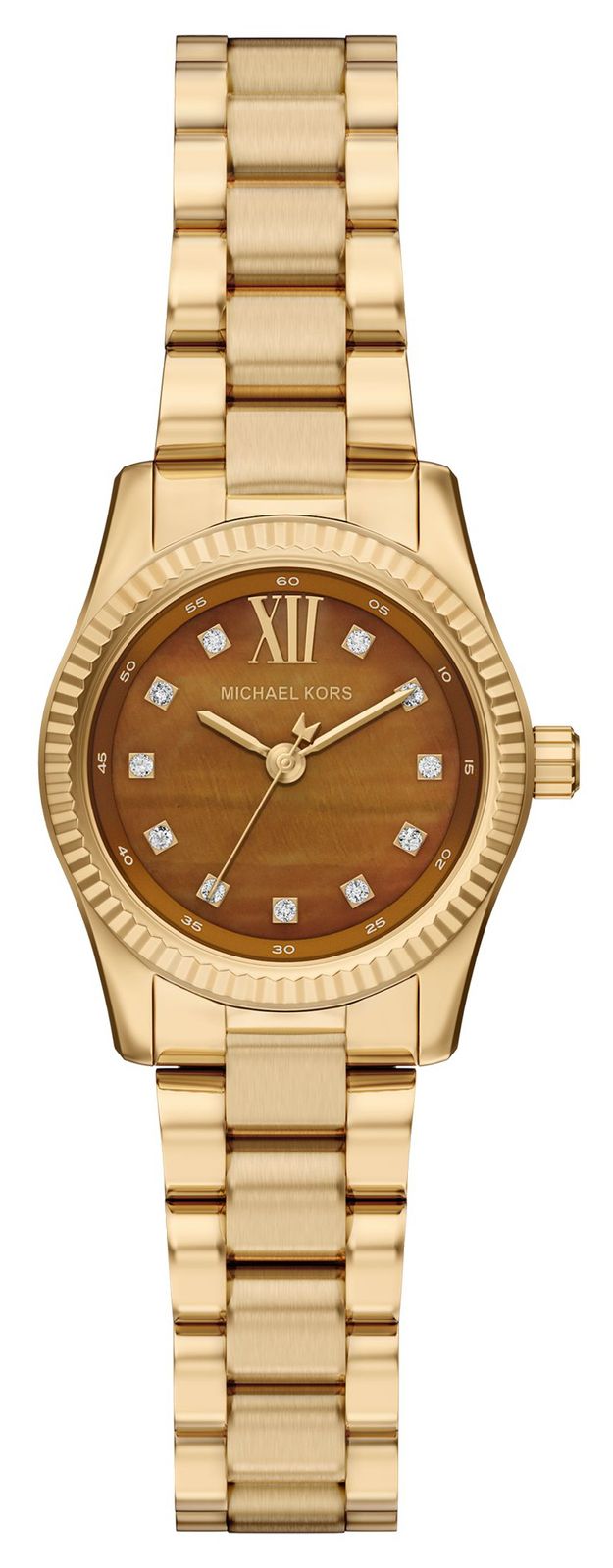 Michael Kors MK7578 Lexington Petite Crystal (26mm) Brown Watch